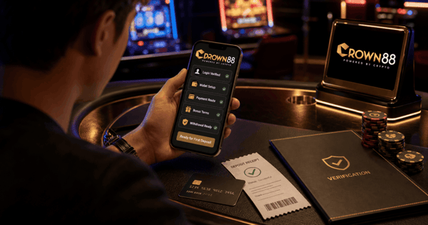 Crown88 login checklist before first deposit